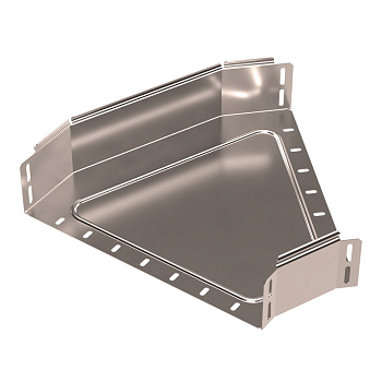 Угол горизонтальный 45 градусов Стандарт INOX (AISI 409) 400х100 Промрукав