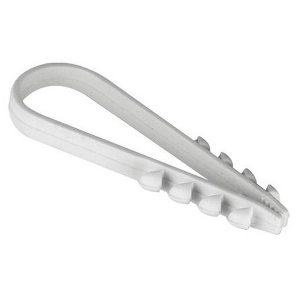 Дюбель-хомут для круглого кабеля (5-10мм) черный (100шт) PROxima EKF