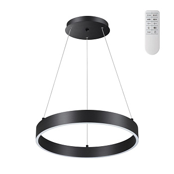 Св-к подвесной димм.,в комплекте пульт ДУ (2.4G) IP20 LED 3000К~6000К 36W 220V черный ITER NOVOTECH