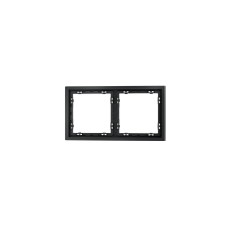 Рамка пластиковая Voltum S70 на 2 поста, (графит)