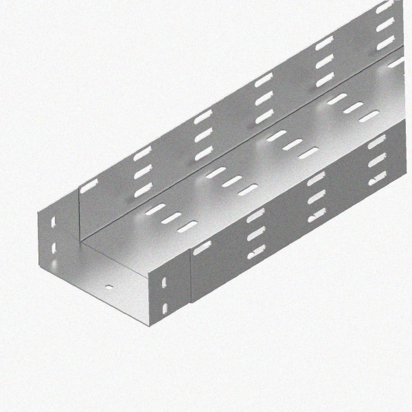 Лоток монтажный цельный перфорированный ЛМЦ50х50х2000 УХЛ1, горячее цинкование, S1,0