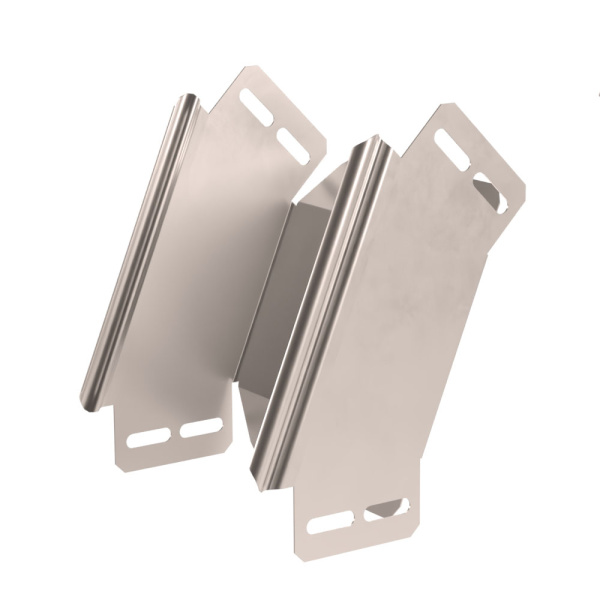 Угол вертикальный внешний 90 градусов Стандарт INOX (AISI 409) 150х80 Промрукав