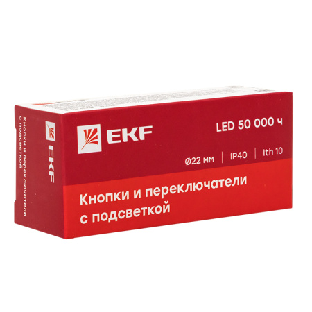 Кнопка BA21 с подстветкой 24В белая NO PROxima EKF Кнопка BA21 с подстветкой 24В белая NO PROxima EKF