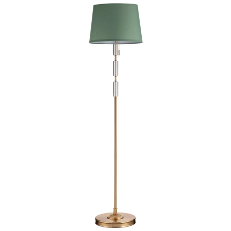 Торшер E27 1*60W LONDON бронзовый/зеленый/абажур ткань ODEON LIGHT
