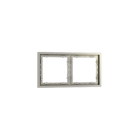 Рамка пластиковая Voltum S70 на 2 поста, (шелк)