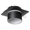 Св-к встр.IP20 GU10 9W 235V LIRIO черный B NOVOTECH