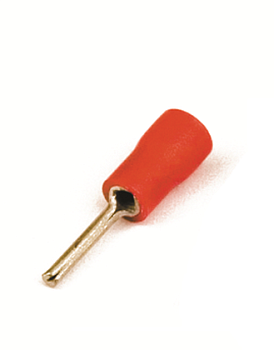 Наконечник со штифтом круглого сечения с изолир.фланцем 0,25-1,5 кв.мм1,7х9мм (НШКИ) DKC