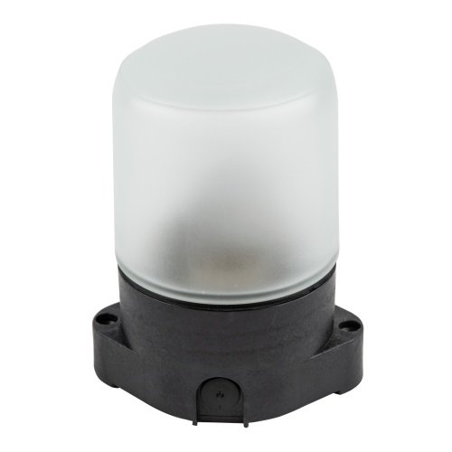 Светильник под лампу 60Вт Е27 для бань и саун до +125С, IP65 черный Uniel