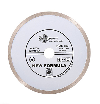 Диск алмазный отрезной 200*25,4 Сплошной W405 Trio-Diamond