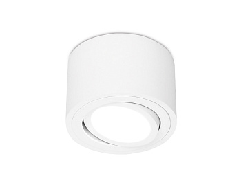 Накладной точечный светильник с врезным отверстием TN222 WH/S белый/песок GU5.3 D80*50 Ambrella Light