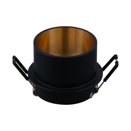 Встраиваемый светильник 1*GU10 50Вт Черный с Золотом IP20 Reif DL050-01GB Technical