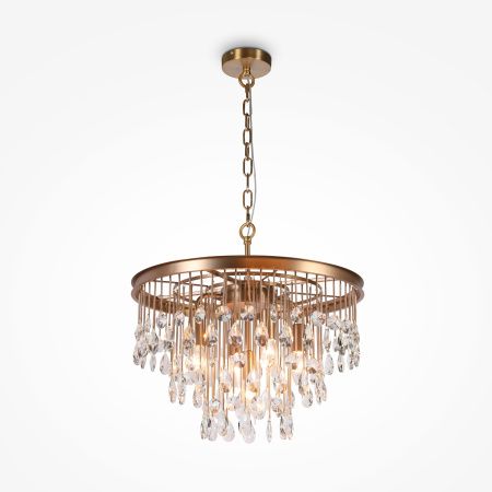 Подвесной светильник 5*E14 40Вт Золото IP20 Linn MOD091PL-05G Maytoni