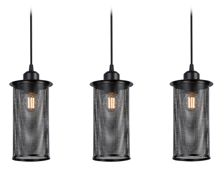 Подвесной светильник в стиле лофт TR8164/3 BK черный E27*3 max 40W 580*102*1060 Ambrella Light