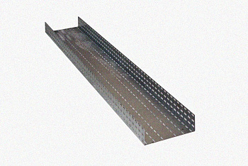 Лоток перфорированный ЛМ 100х65х2000 УТ1,5, оцинкованный лист S1,0