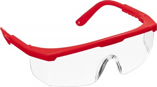 Защитные прозрачные очки СПЕКТР 5 монолинза с дополнительной боковой защитой, открытого типа ЗУБР