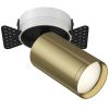 Встраиваемый светильник 1*GU10 10Вт Черный и Латунь IP20 FOCUS S C058CL-1BBS Technical