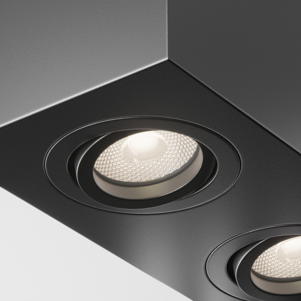 Потолочный светильник 2*GU10 50Вт Черный IP20 Ceiling & Wall C017CL-02B Technical Maytoni