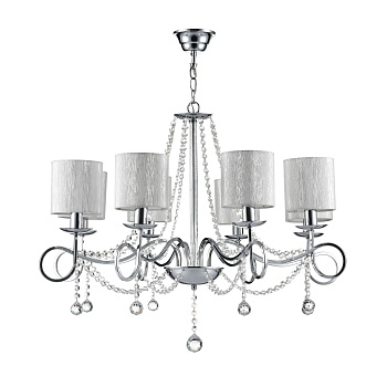Люстра 8*E14 40Вт Хром IP20 Morel FR2907-PL-08-CH Freya