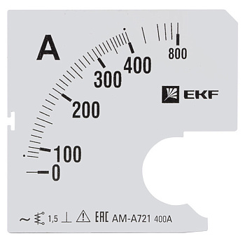 Шкала сменная для A721 400/5А-1,5 PROxima EKF Шкала сменная для A721 400/5А-1,5 PROxima EKF