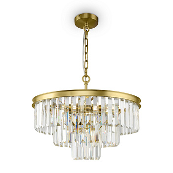 Подвесной светильник 7*E14 40Вт Латунь IP20 Revero MOD085PL-07BS Maytoni