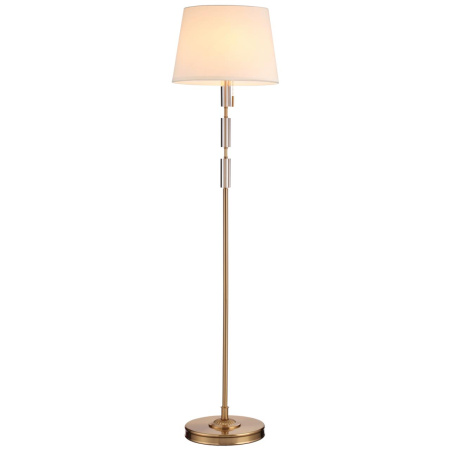 Торшер E27 1*60W LONDON бронзовый/белый/абажур ткань ODEON LIGHT