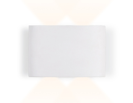 Настенный светодиодный светильник FW142 WH/S белый/песок LED 3000K 4W 120*80*40 Ambrella Light
