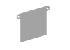 Donel Боковая глухая заглушка для профиля DN18519 Цвет:Серебро,Серия:DN8ALE