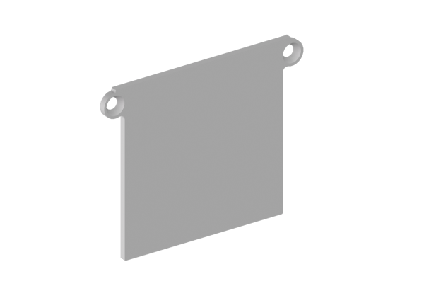 Donel Боковая глухая заглушка для профиля DN18519 Цвет:Серебро,Серия:DN8ALE