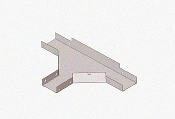 Лоток тройниковый глухой ОТГ 200х200 УТ1,5, горячее цинкование, S1,5