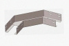 Лоток угловой глухой КГГ 300х65-90 УТ1,5 поворот на 90, горячее цинкование S1,5