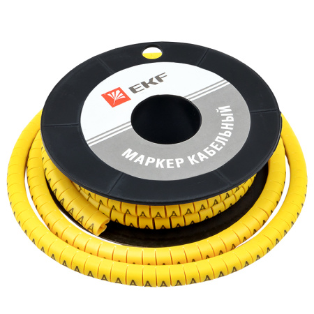 Маркер кабельный 4,0 мм2 "A" (500 шт) (ЕС-2) PROxima EKF