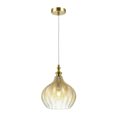 Подвес E27 60W 220V LASITA янтарный/бронзовый ODEON LIGHT