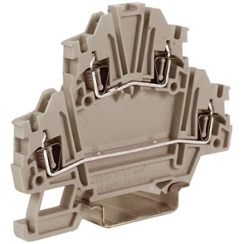 HMD.1GR(Ex), 2-х уровневый проходной зажим, серый, 1,5 кв.мм (R) DKC