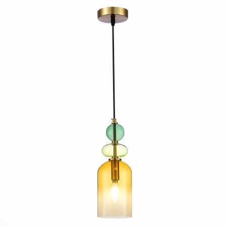 Светильник подвесной Золотистый/Янтарный E14 1*40Вт SL2000.213.01 ST LUCE