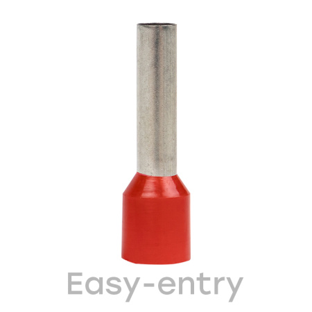 Наконечник штыревой втулочный изолированный НШвИ 10,0-18 (50шт) PROxima EKF