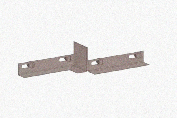 Соединитель-переходник замковый ПУгПЗ 100х80 УТ1,5, оцинкованный лист, S1,5