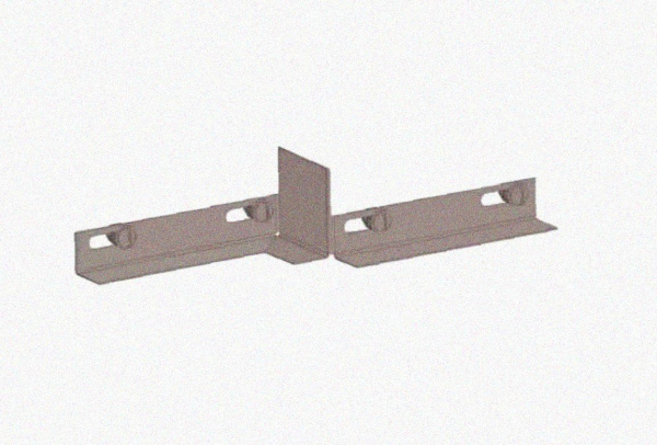 Соединитель-переходник замковый ПУгЛЗ 50х100 УТ1,5, оцинкованный лист, S1,5