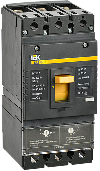 Выключатель автоматический ВА88-35П 3П 250А 35кА IEK