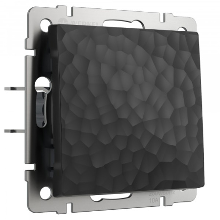 Hammer Механизм выключателя СУ 1 кл. 10А Черный IP20 Werkel