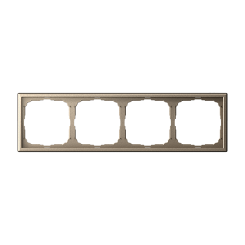 ARTGALLERY 4-постовая РАМКА, универсальная, ШАМПАНЬ Systeme Electric