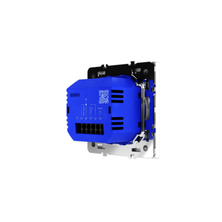 Терморегулятор электронный Voltum S70 с индикацией и датчиком, для теплого пола, (белый матовый)