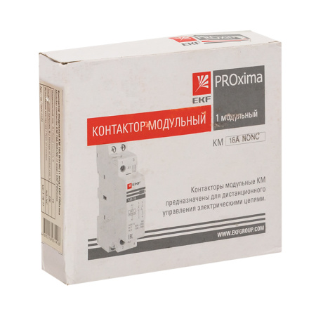 Контактор модульный КМ РУ 25А 1NO+1NC (1 мод) PROxima EKF