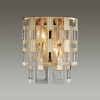 Бра E14 2*40W BUCKLE золотой/стекло ODEON LIGHT