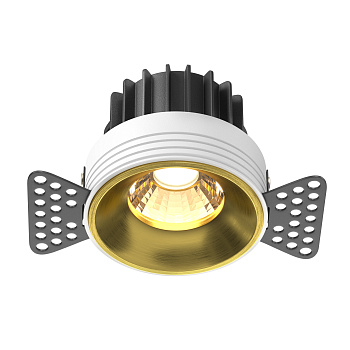 Встраиваемый светильник LED 12Вт Латунь IP20 Downlight DL058-12W3K-TRS-BS Technical Maytoni