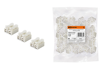 Клемма пружинная соединительная КСП-2P, 10 A TDM