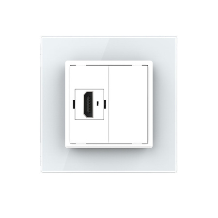 Розетка HDMI Белая Livolo