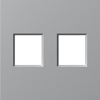 Donel A07 матовый серый накладка 2-я для розеток RJ45,TV,SAT, серия DB