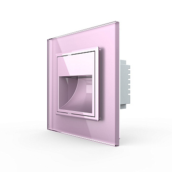 Подсветка лестницы, пола Розовая Livolo