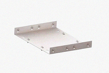 Соединитель лотковый замковый СЛЗ-500х100х0,7 УТ1,5, оцинкованный лист, S0,7