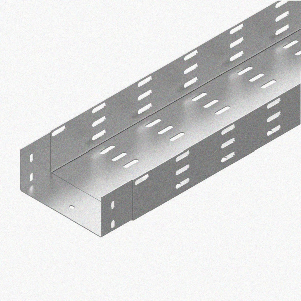 Лоток монтажный цельный перфорированный ЛМЦ100х65х2000 У3, окрашенный, S1,0